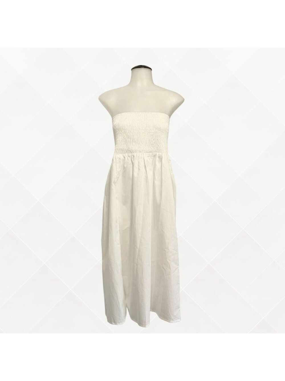 Wild Fable Smocked Waist Maxi Skirt • White • XS - NWT